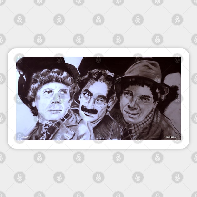 Comedy legends Sticker by AllansArts